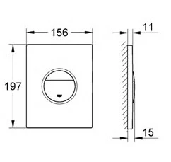 Инсталляция GROHE для подвесного унитаза 4 в 1 (38813001) 