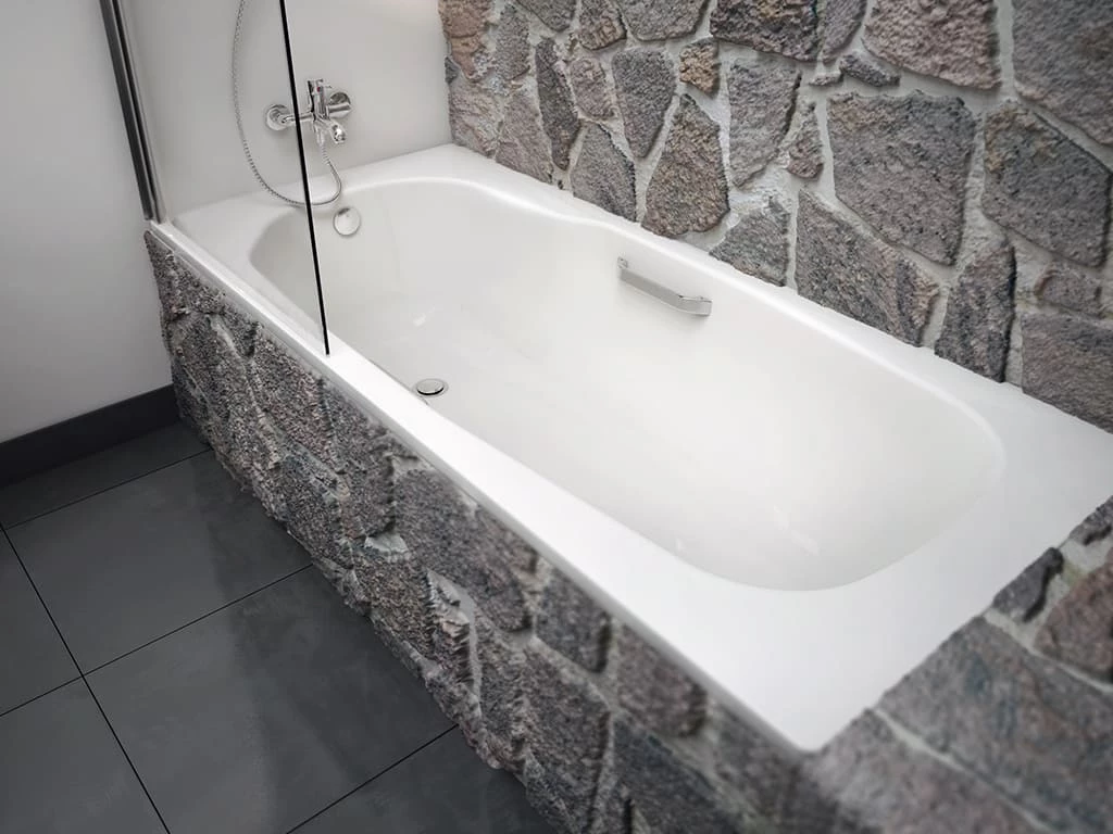 Ванна стальная Atlantica BLB 180x80 с ручками 