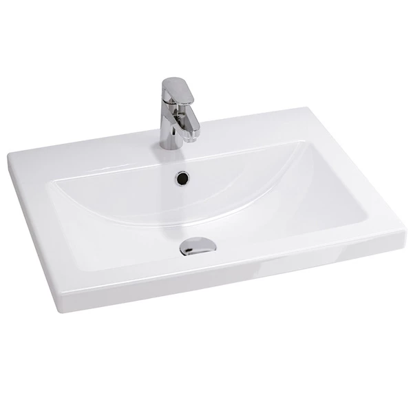 Тумба-умывальник "Лима-70" антрацит с раковиной Como 70 