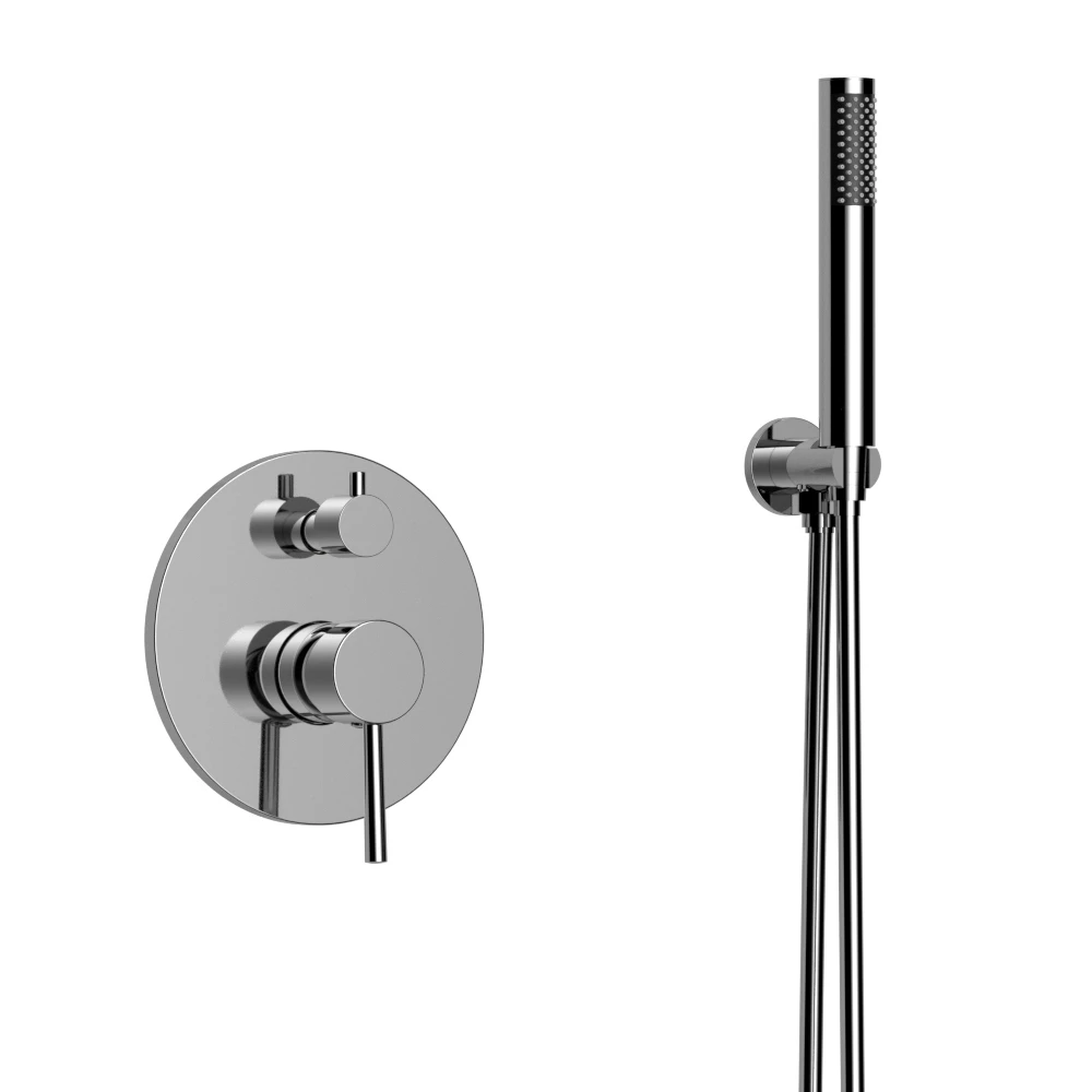 Душевая система скрытого монтажа Raiber Premium, Graceful RP-005, цвет хром 
