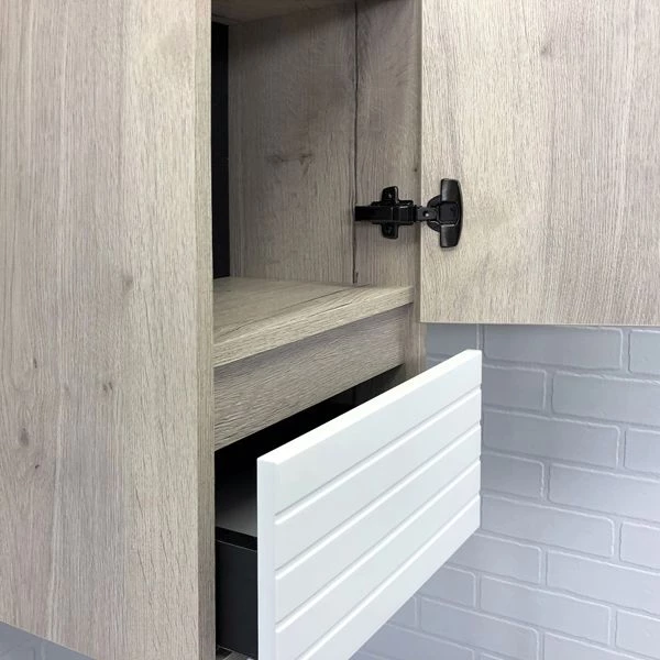 Шкаф-колонна Comforty Страсбург-35 дуб дымчатый 