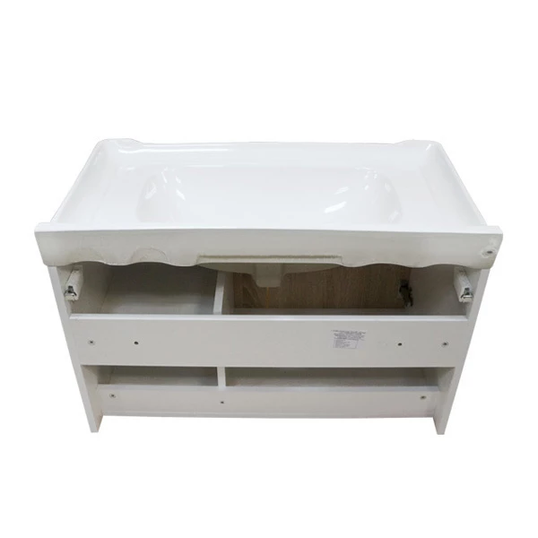 Тумба-умывальник "Рига-80" дуб сонома с раковиной COMFORTY 9335-80 