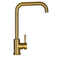 Смеситель для кухни Raiber Premium, Graceful RPG-013, матовое золото 