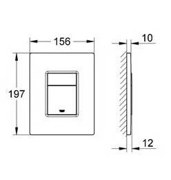 Инсталляция GROHE для подвесного унитаза 4 в 1 (38775001) 