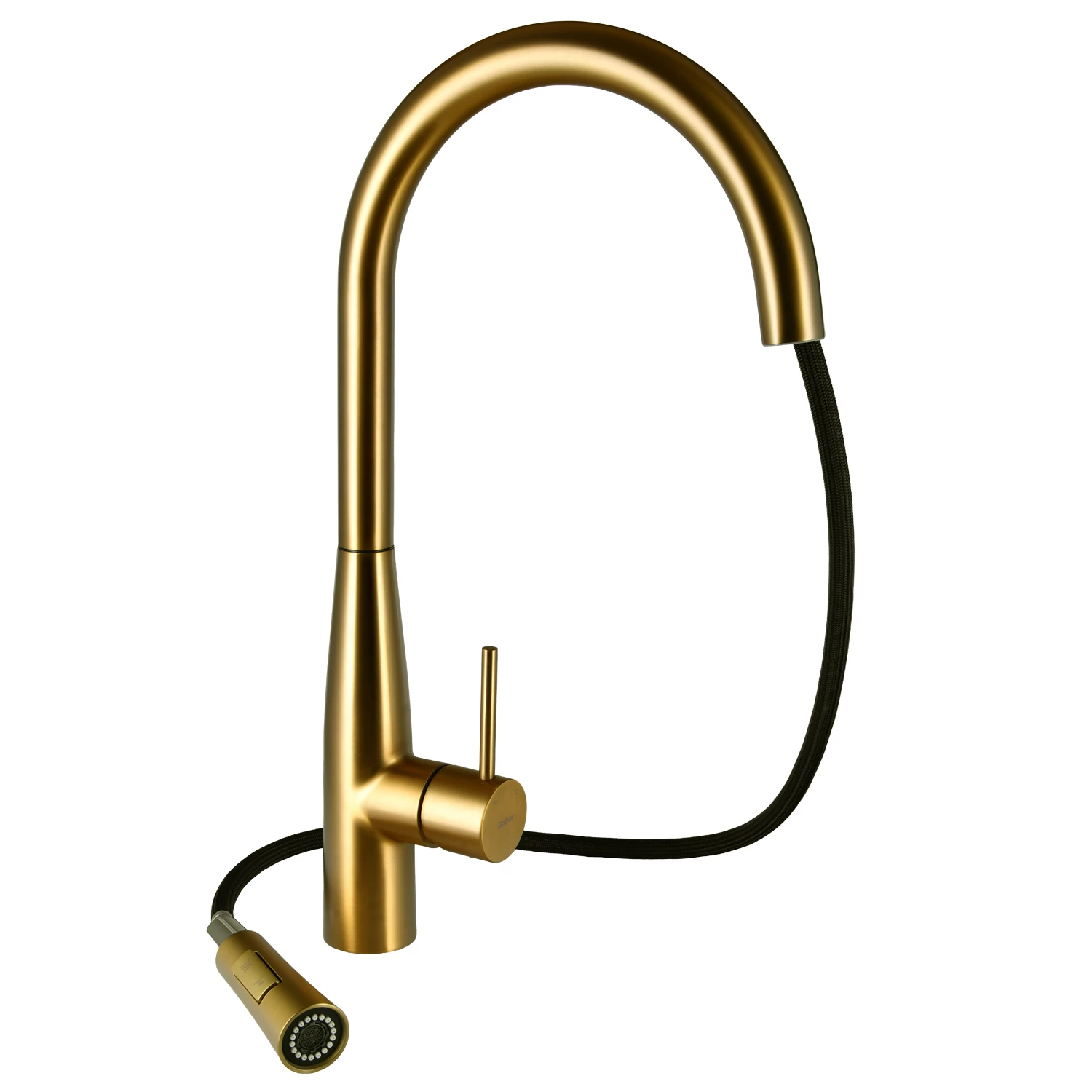 Смеситель для кухни Raiber Premium, Graceful RPG-011, матовое золото 