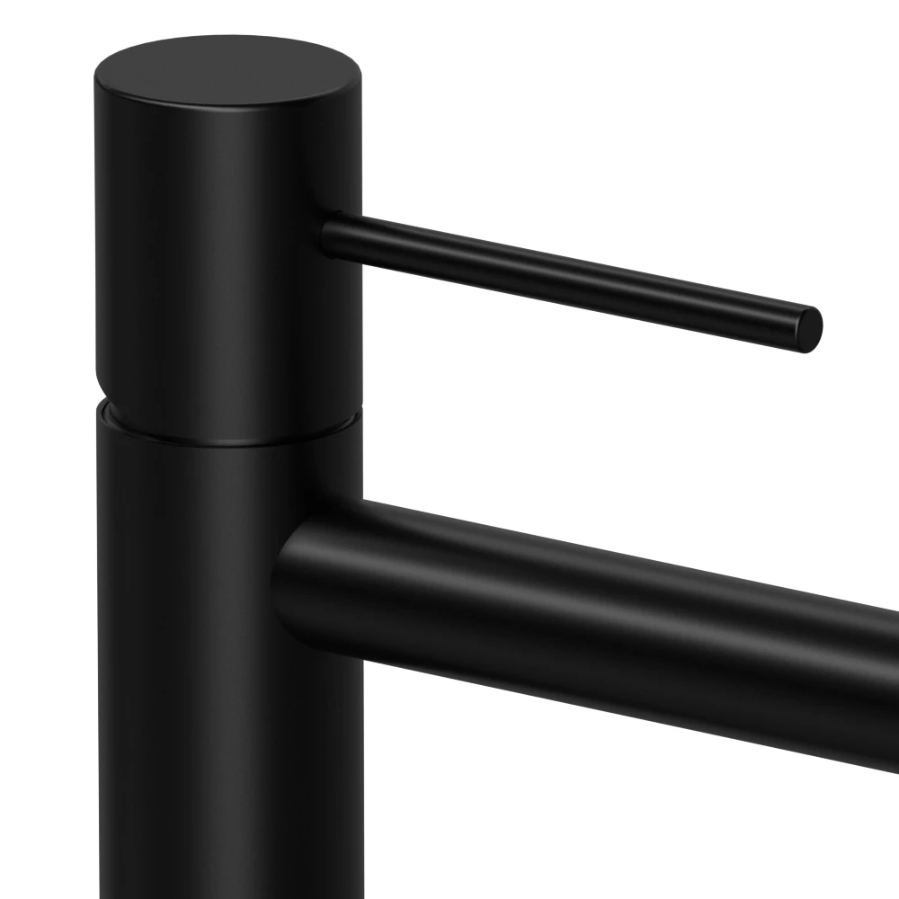 Смеситель для раковины Raiber premium, коллекция Graceful RPB-002, цвет черный матовый 