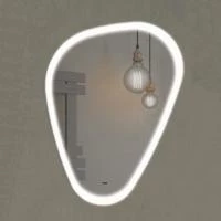 Зеркало Comforty Олеандр-70 LED-подсветка, бесконтактный сенсор 