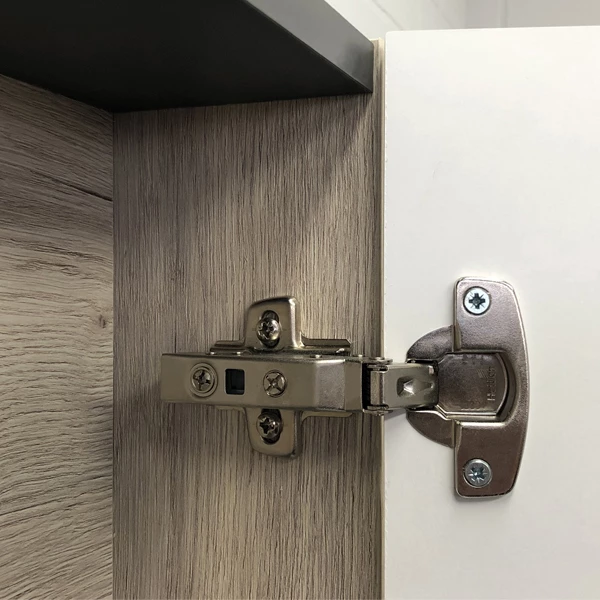 Зеркало-шкаф Comforty Мерано-90 дуб дымчатый 