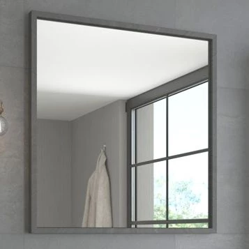 Зеркало Comforty Бредфорд-75 рама серый графит 