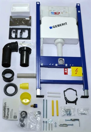 Комплект унитаза Grossman GR-4455S с инсталляцией Geberit Duofix Delta UP100 458.124.21.1 с сиденьем Микролифт и клавишей смыва Хром 