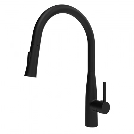 Cмеситель для кухни Raiber premium RPB-011 коллекция Graceful, матовый черный 