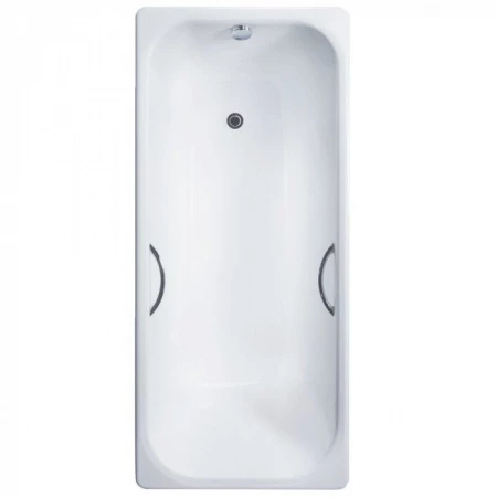 Чугунная ванна Delice Aurora 170x75 с ручками 