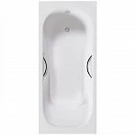 Чугунная ванна Delice Malibu 150x75 с ручками