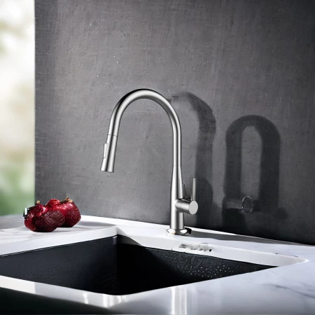 Смеситель для кухни Raiber Premium, Graceful RP-011, цвет хром 