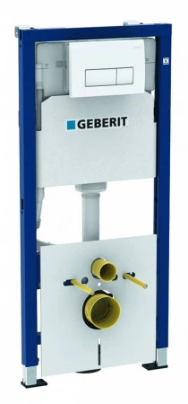 Система инсталляции для унитазов Geberit Duofix 112 см, DELTA 12 см, смывная клавиша Delta51 (хром) 