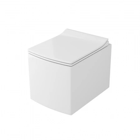 Унитаз подвесной безободковый OWL Cube Ruta-H с сиденьем DP микролифт 