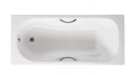 Чугунная ванна Roca Malibu 150x75 с ручками 