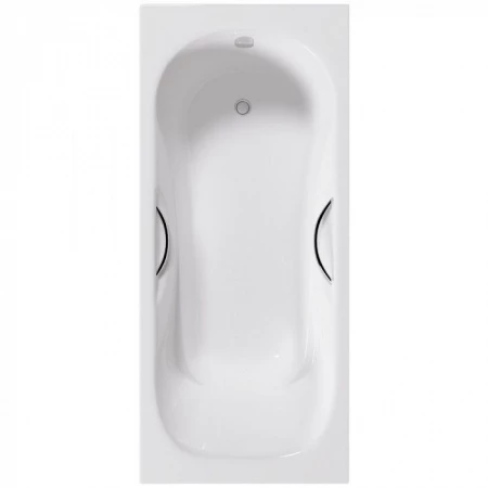 Чугунная ванна Delice Malibu 170x80 с ручками 