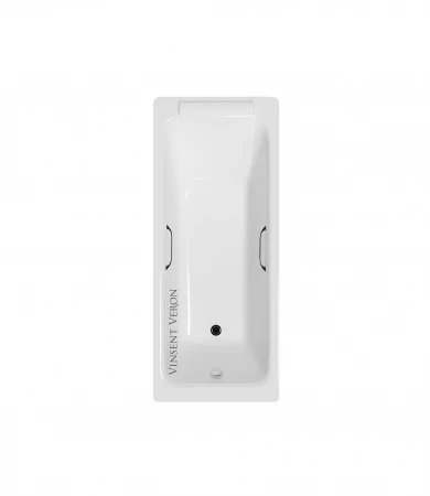 Чугунная ванна Vinsent Veron Italon 170x70 с отверстиями для ручек 