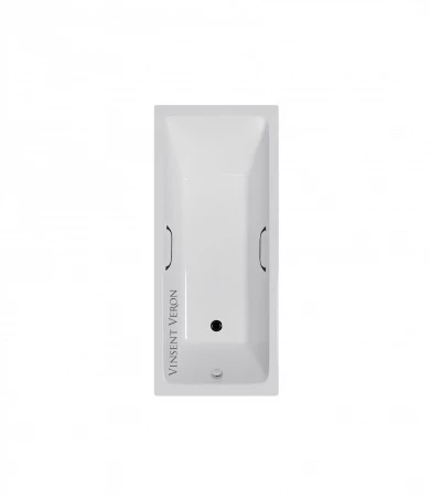 Чугунная ванна Vinsent Veron Square 140x70 с отверстиями для ручек 