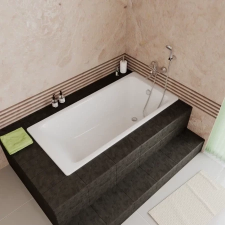 Чугунная ванна Delice Parallel 170x80 