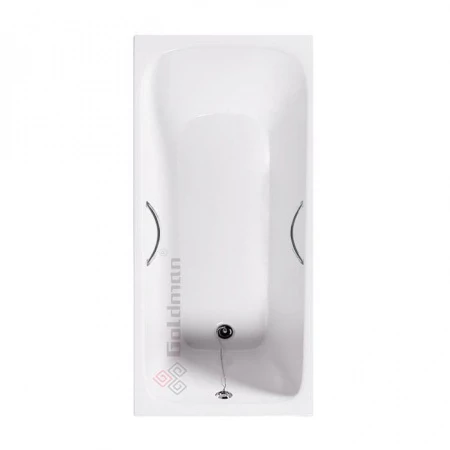 Чугунная ванна Goldman Comfort 150x70x46 с ручками 