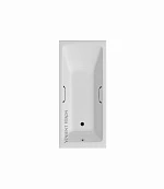 Чугунная ванна Vinsent Veron Kingston 180x80 с отверстиями для ручек