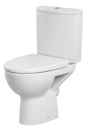 Унитаз напольный безободковый Cersanit Parva new clean on сидение микролифт 