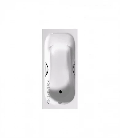 Чугунная ванна Vinsent Veron Aura 180x80 с отверстиями для ручек 