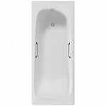 Чугунная ванна Delice Continental 150x70 с ручками