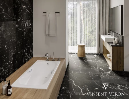 Чугунная ванна Vinsent Veron Aura 170x70 с отверстиями для ручек 